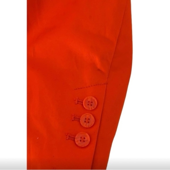 Lane Bryant Red Stretch Cotton Blazer Jacket, women's plus size 28 - Picture 6 of 11